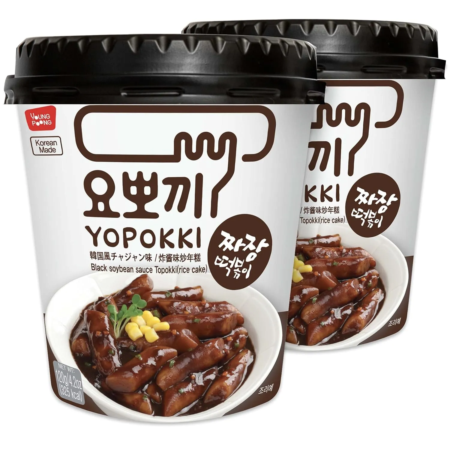 Yopokki Ricecake Cup Jjajang 120g