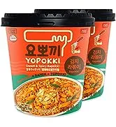 Yopokki Ricecake&amp;amp;Ramen cup Kimchi 145g